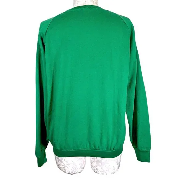 Vintage Garan NFL Eagles Sweatshirt Kelly Green 80s - Picture 12 of 13